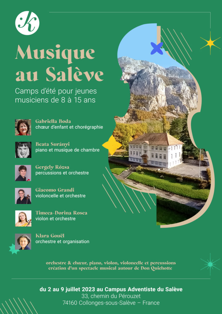 Flyer vert camps d'été