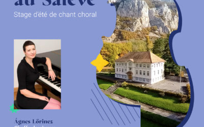 Stage d’été de chant choral du 3 au 8 juillet 2023