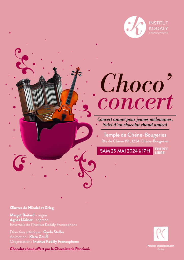 Choco'concert - 25 mai 2024 - Institut Kodály Francophone