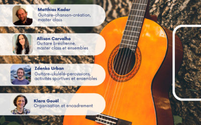 Stage d’été GUITARE & SPORT du 6 au 12 juillet 2026