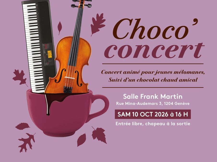 Choco&rsquo;concert – 10 octobre 2026